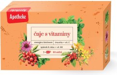 Čaje s vitaminy 60 sáčků APOTHEKE