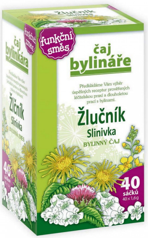 Čaj Bylináře Žluč+slinivka n.s. 40x1.6g