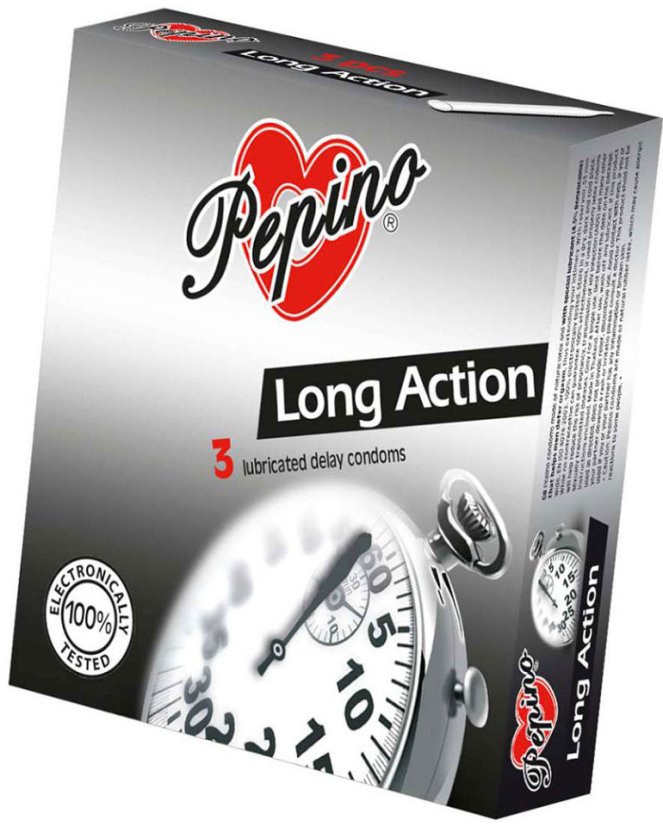 Prezervativ Pepino Long Action 3ks