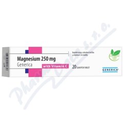 Magnesium 250mg s vitam.C tbl.eff 20