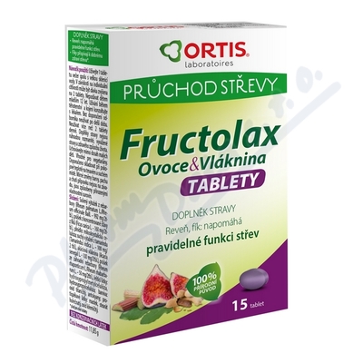 ORTIS Fructolax Ovoce&Vlaknina 15tbl.