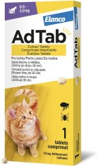 AdTab 12mg zv.tab.pro kocky 0.5-2kg 1ks