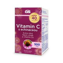 GS Vit.C 500mg s echinaceou tbl.70+40dar