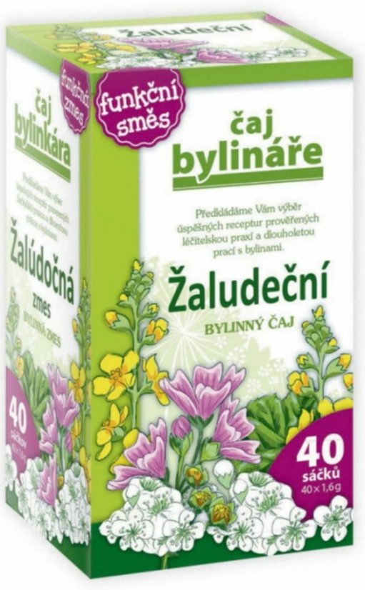 Čaj Bylináře Žaludeční n.s. 40x1.6g