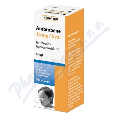 Ambrobene sir.100ml 15mg/5ml
