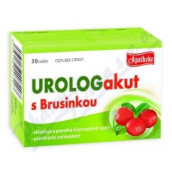 Urolog akut s brusinkou tbl.30 APOTHEKE