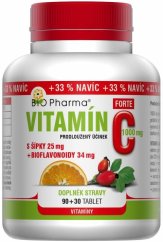 Vit.C 1000mg+sipky25mg+bioflov.34mg 120t