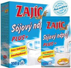 Zajíc nápoj soj.PLUS 350g sáček
