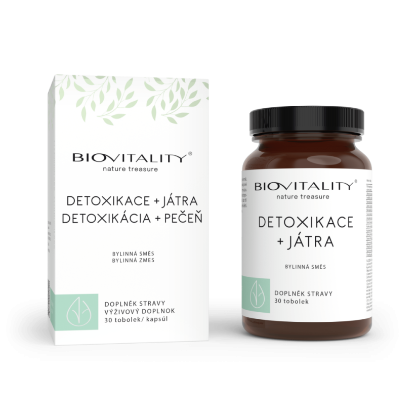 Biovitality Detoxikace + játra - tobolky 30 ks