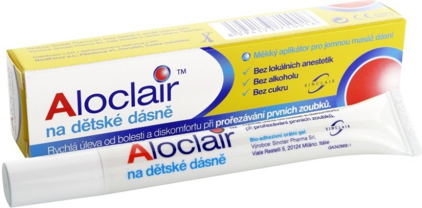 Aloclair na dětské dásně gel 10g