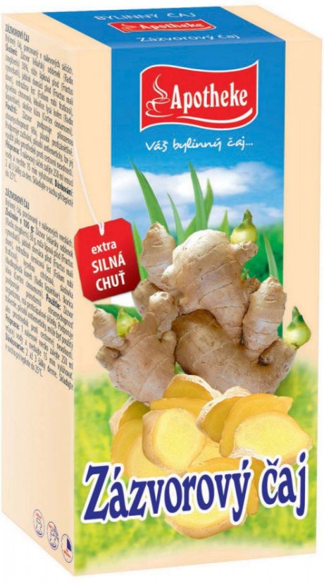 Čaj zázvorový 20x1.5g APOTHEKE