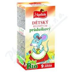 Čaj dětský BIO průduškový 20x1.5g APOTHE