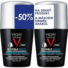 VICHY HOMME INVISIBLE ResAntip.2x50ml