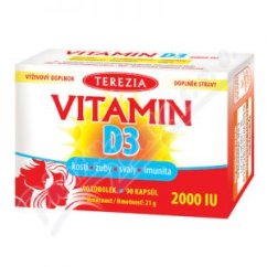 TEREZIA Vitamin D3 2000 IU tob.90