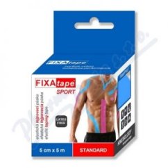 Tejp.páska FIXAtape Kinesio 5cmx5m/modrá