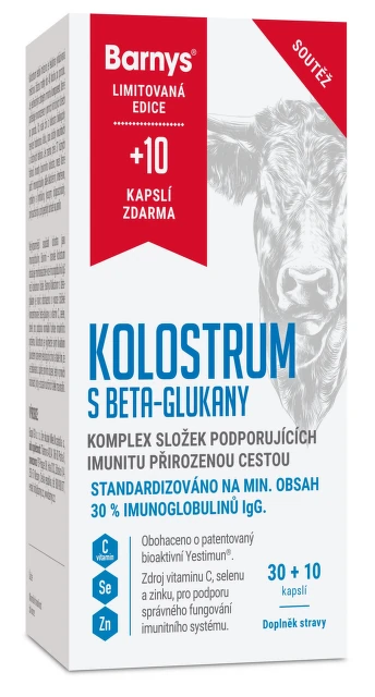 Barnys Kolo.s beta-glukany cps.30+10 zdr