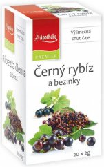 Čaj Černý rybíz a bezinky 20x2g APOTHEKE