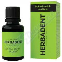 HERBADENT bylinny roztok na dasne 25ml