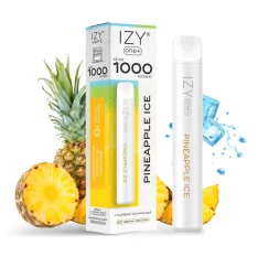 IZY VAPE ONE+ Pineapple Ice 0mg White 1bal
