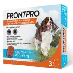 Frontpro 68mg 10-25kg zvykaci tbl.3