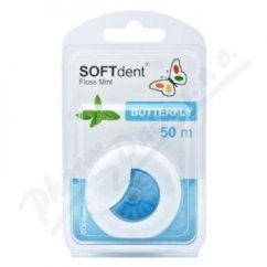 SOFTdent Butterfly Dent.nit s mátou 50m SOFTdent Butterfly Dent.nit s mátou 50m