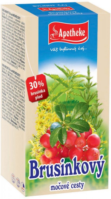 Čaj Brusinkový 20x1.5g APOTHEKE