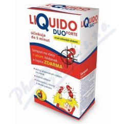 LiQuido DUO Forte šamp. na vši200ml+sér
