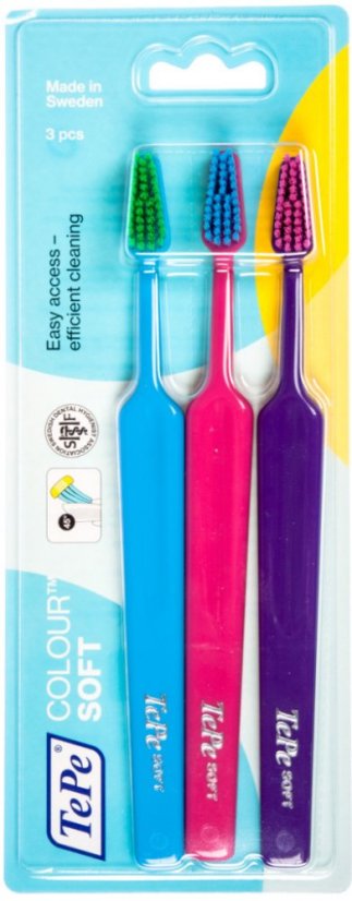 TePe Colour Seelet soft zub.kart.2+1