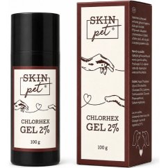 SkinPET Chlorhex Gel 2% k ošetření kůže pro psy a kočky 100 g