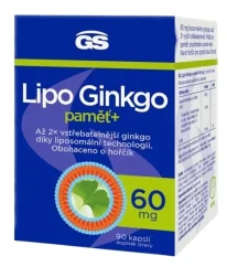 GS Lipo Ginkgo pamet+ 60mg cps.90