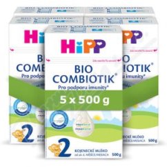 HiPP MLEKO HiPP 2 BIO Combiotik 5x500g