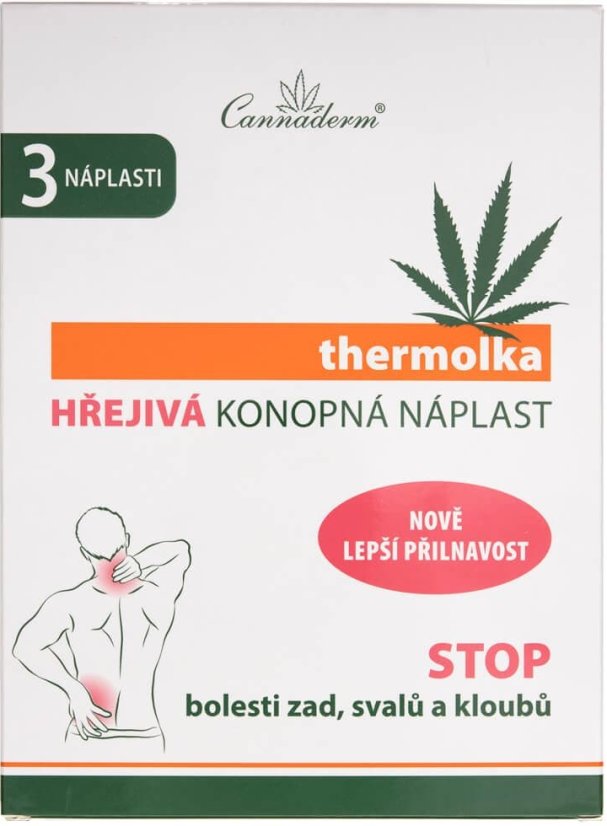 Cannaderm Thermolka hrej.konop.napl.3ks