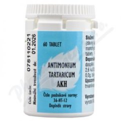 AKH Antimonium tartaricum 60 tbl.