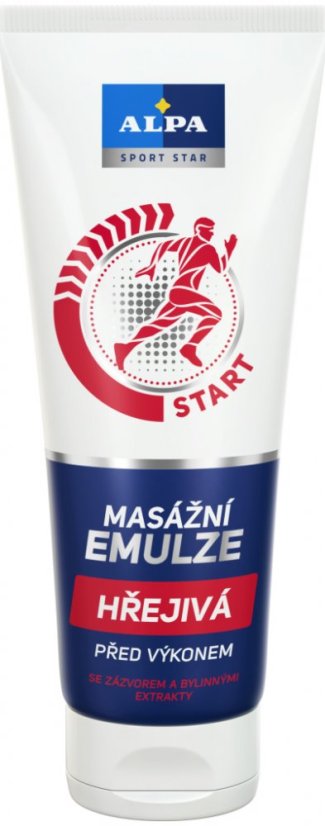 ALPA masážní emulze hřejivá 210ml