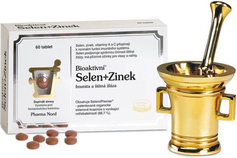 Bioaktivni Selen+Zinek tbl.60