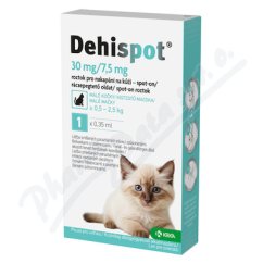 Dehispot 30mg/7.5mg spot-on 1x0.35ml cat