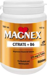Magnex citrate 375 mg+B6 tbl.100