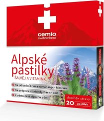 Cemio Alpske pastilky Sal.a vit.C,pst.20