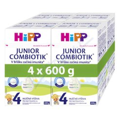 HiPP 4 Junior Combiotik ml.vyziva 4x600g