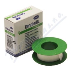 Omnisilk náplast bílé hedvábí 1.25cmx5m