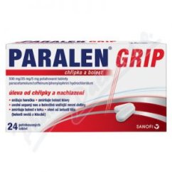Paralen Grip chripka+bolest 500/25/5mg t