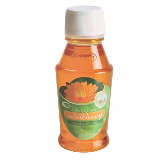 TOPVET Měsíčkový bylinný olej 100ml
