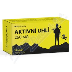 MOVit Aktivni uhli 250mg tbl.20.