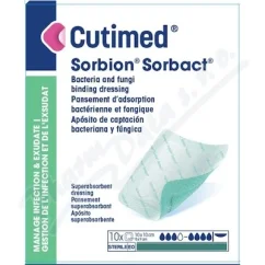 Cutimed Sorbion Sorbact 10x10cm,7269816