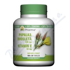 Pupalka 500mg+V.E 50mg 100+30 Bio-pharma