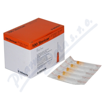 Inj.jehl.STERIC.25G/0,5x16mm oranBB 100k