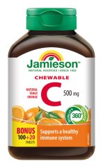 Jamieson Vitamín C 500mg pomer.tbl.120