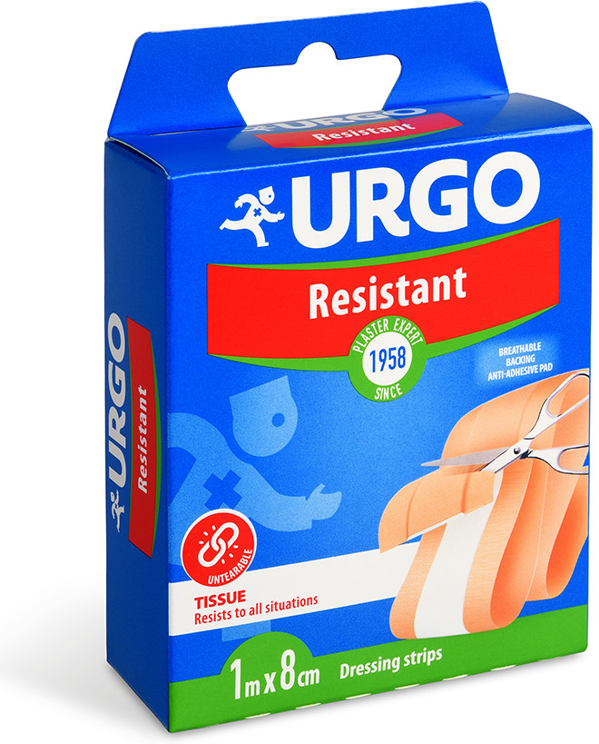 URGO Resistant odolná náplast 1mx8cm NOV