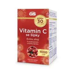GS Vit.C 1000mg se sipky tbl.100+30darek