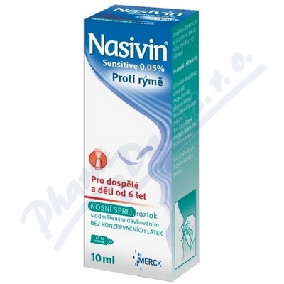 Nasivin Sen.0.05% nas.spr.sol.1x10ml/5mg